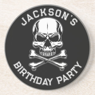 Posavasos El cráneo del barco pirata negro