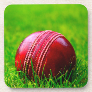 Posavasos El deporte de la pelota de cricket lo personaliza