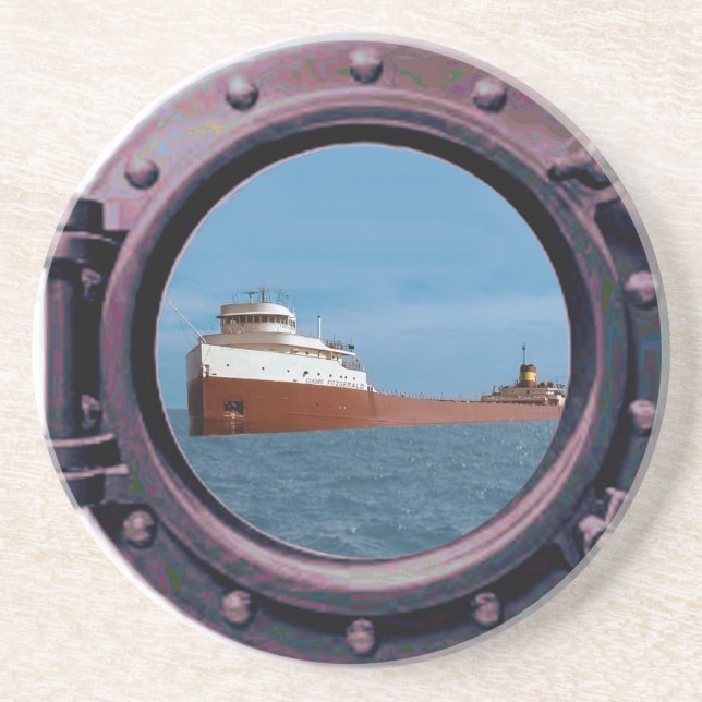POSAVASOS EL DESAPARECIMIENTO DE EDMUND FITZGERALD (Frente)
