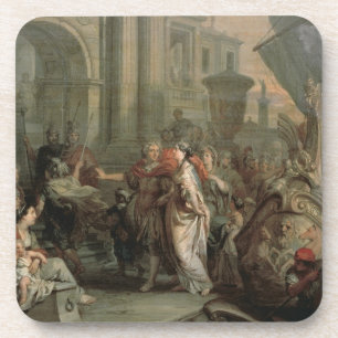 Posavasos El desembarque de Cleopatra en el tarso (aceite
