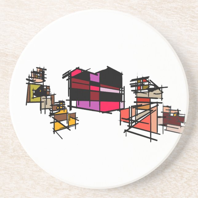 Posavasos El día de la madre de Lover Dog and Puppies (Frente)