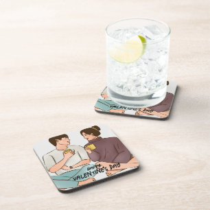 Posavasos El día de San Valentín acogedor