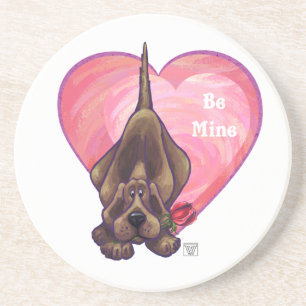 Posavasos El día de San Valentín de perro de Hound