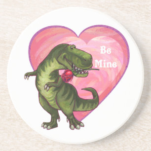 Posavasos El día de San Valentín de Tyrannosaurus