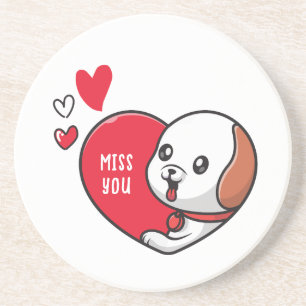 Posavasos El día de San Valentín, señorita.