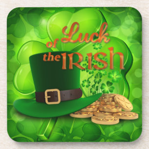Posavasos El día "suerte de St Patrick" del trébol irland