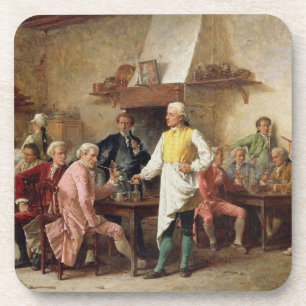 Posavasos El discusión de un caballero, 1881 (aceite en el