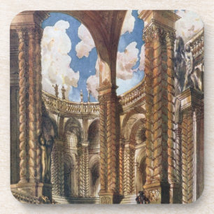 Posavasos El diseño del paisaje para el desposorio, de