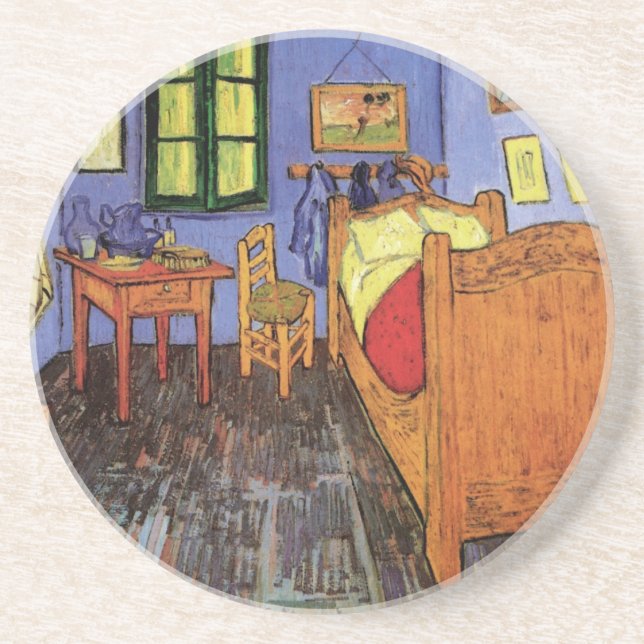 Posavasos El dormitorio de Vincent en Arlés (Frente)