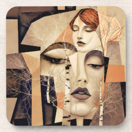 Posavasos El Eco de “Virelle” – Un Retrato Abstracto