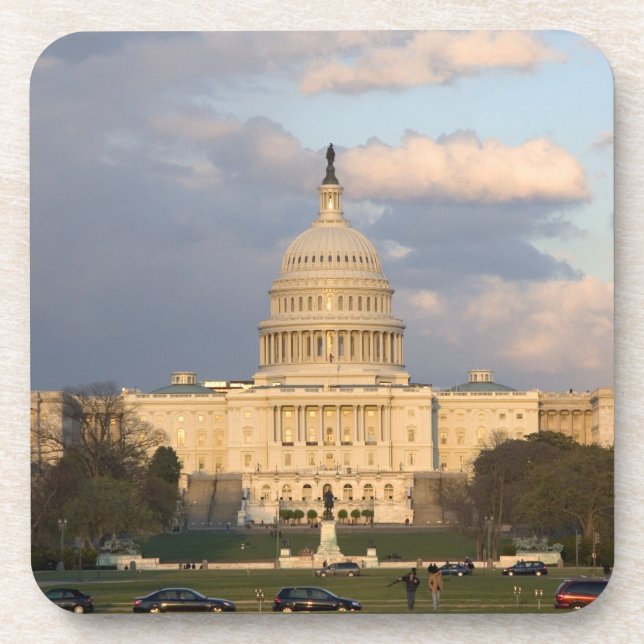 Posavasos El edificio del Capitolio de los Estados Unidos en (Frente)
