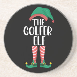 Posavasos El Elfo Golfista Familia de Golf Correspondiente N