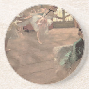 Posavasos El Ensayo de Edgar Degas, Arte de Ballet Antiguo