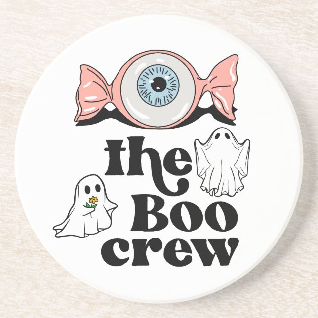 Posavasos El equipo de Boo | Escuadrón de Halloween Spooktac (Frente)
