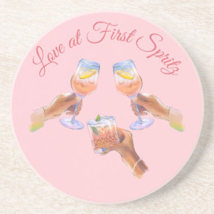 Posavasos El escuadrón Spritz Tema de fiesta de soltera co