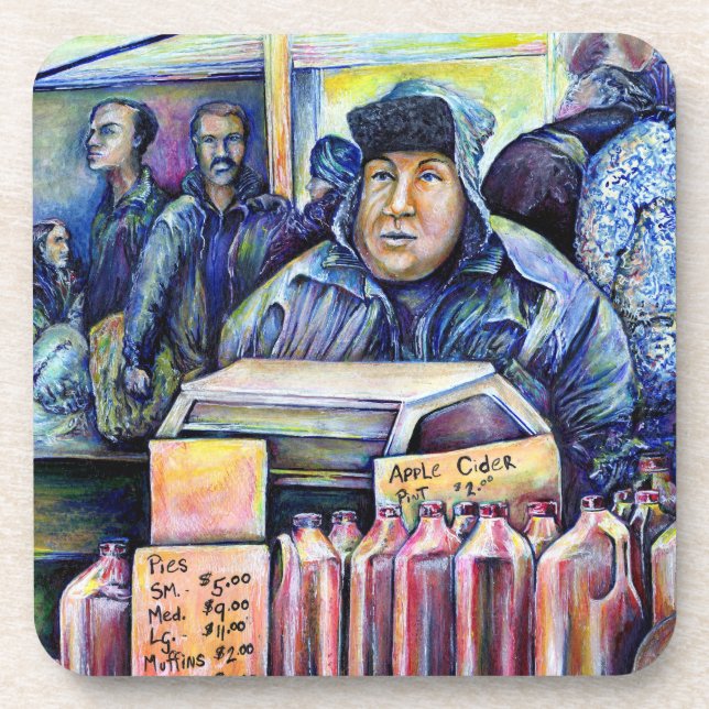 Posavasos Él Escuchó, Lo Que Vi (Frente)