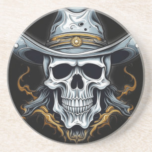 Posavasos El esqueleto de Cowboy