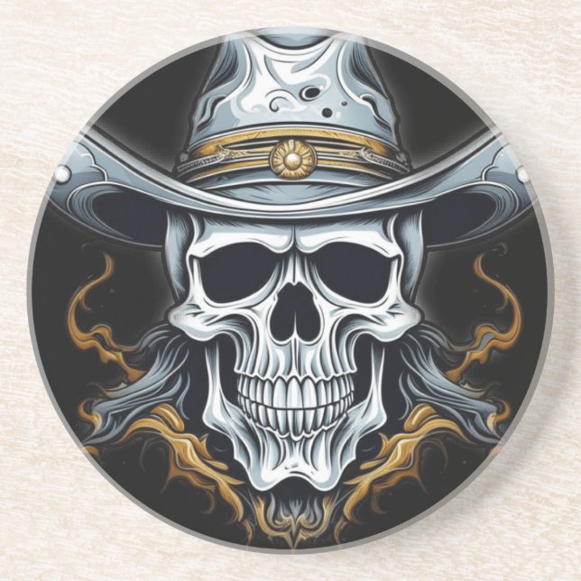 Posavasos El esqueleto de Cowboy (Frente)