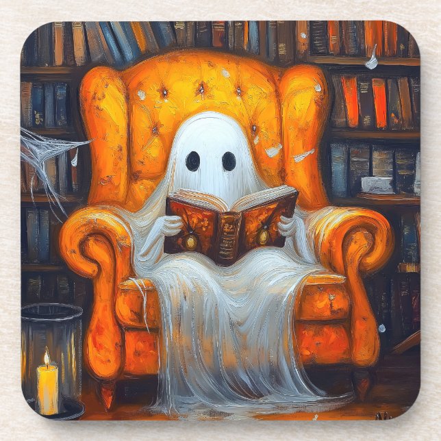 Posavasos El fantasma galardonado | Escena acogedora de la b (Frente)