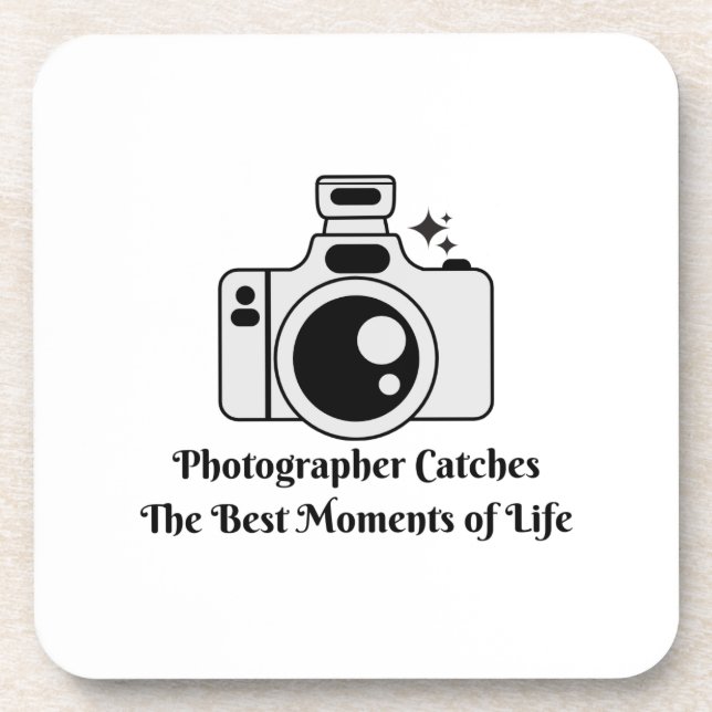 Posavasos El fotógrafo toma los mejores momentos de la vida (Frente)