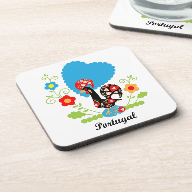 Posavasos El gallo portugués (Lado Izquierdo)