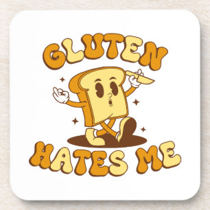 Posavasos El gluten me odia