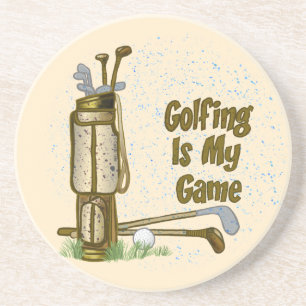 Posavasos El golf es mi montaña rusa
