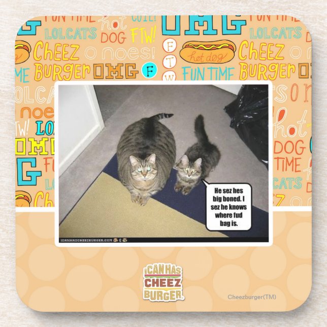 Posavasos Él grande de los hes del sez deshuesado (Frente)