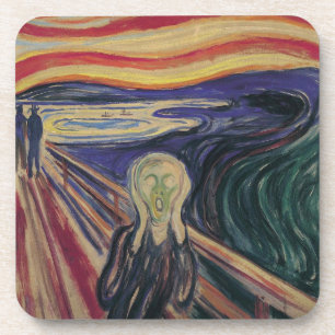Posavasos El Grito de Edvard Munch, Expresionismo Vintage