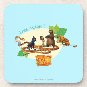 Posavasos El grupo del libro de la selva tiró 4
