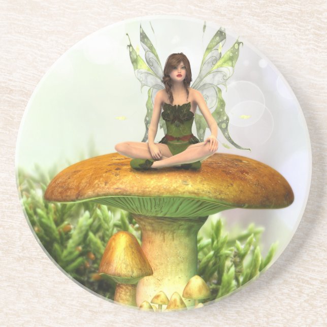 Posavasos El hada de toadstool (Frente)
