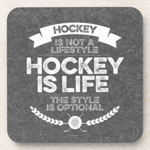 Posavasos El Hockey No Es Una Montaña De Bebida De Estilo De