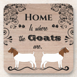 Posavasos El hogar es donde están las cabras - Boer Meat Goa