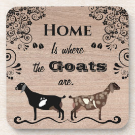 Posavasos El hogar es donde están las cabras - Cabra lechera