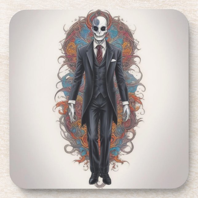 POSAVASOS EL HOMBRE DELGADOR ESTILO MYTH TAYLE (Frente)