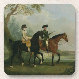 Posavasos El Hon. Montar a caballo de Marcia Pitt con su