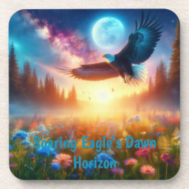 Posavasos El horizonte del alba del águila se eleva