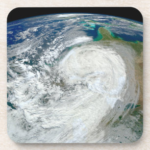 Posavasos El Huracán Sandy A Lo Largo De La Costa Este De Es