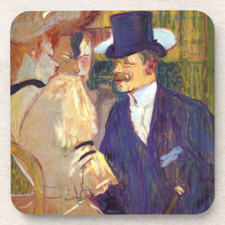 Posavasos El inglés por Toulouse Lautrec, Arte Antiguo
