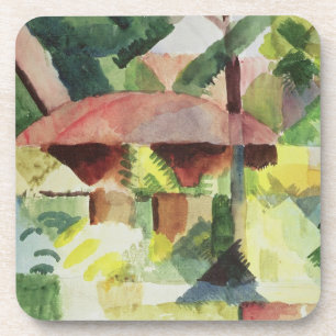 Posavasos El jardín, 1914 (w/c en el papel)