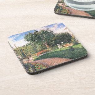 Posavasos El jardín de Les Mathurins Camille Pissarro