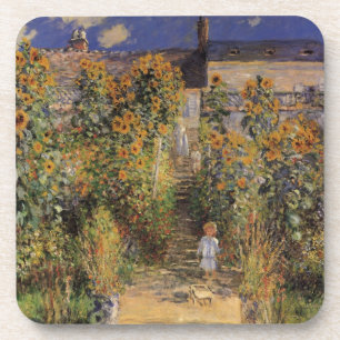 Posavasos El jardín del artista en Vetheuil por Claude Monet