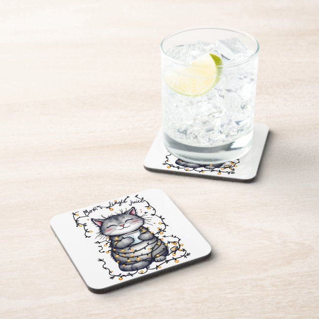 Posavasos El jugo de villancico de mamá  (Lado Derecho)