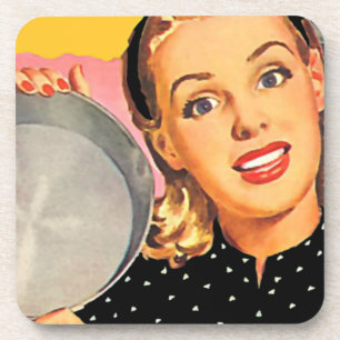 Posavasos El kitsch Bitsch: Gráfico del ama de casa del