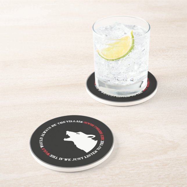 Posavasos El lobo siempre sería el villano (Lado)