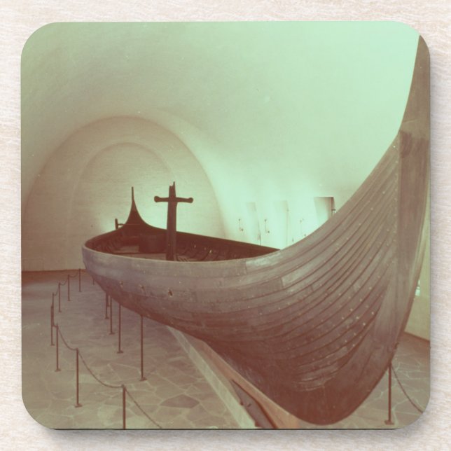 Posavasos El longship de Gokstad (madera) (Frente)