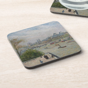 Posavasos El Louvre, la primavera de Camille Pissarro