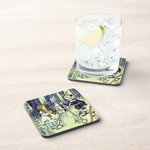 Posavasos El Mago de Oz Vintage, Dorothy Conoce al Hombre de