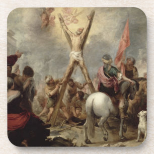 Posavasos El martirio de St Andrew, 1675-82 (aceite en canva