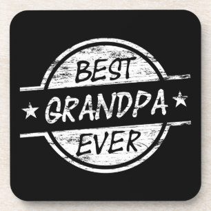Posavasos El mejor abuelo siempre blanco